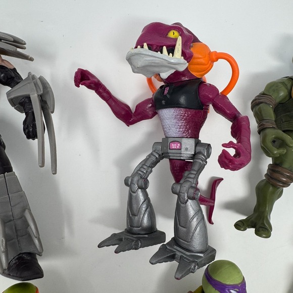 Lot of TMNT Teenage Mutant Ninja Turtles Villains Figure Lot Shredder Fish Head - Picture 3 of 12